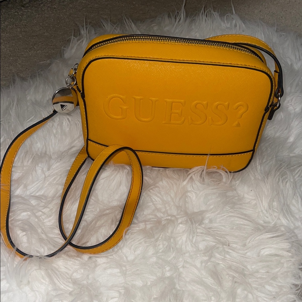 GUESS Vibrant Yellow Crossbody Bag